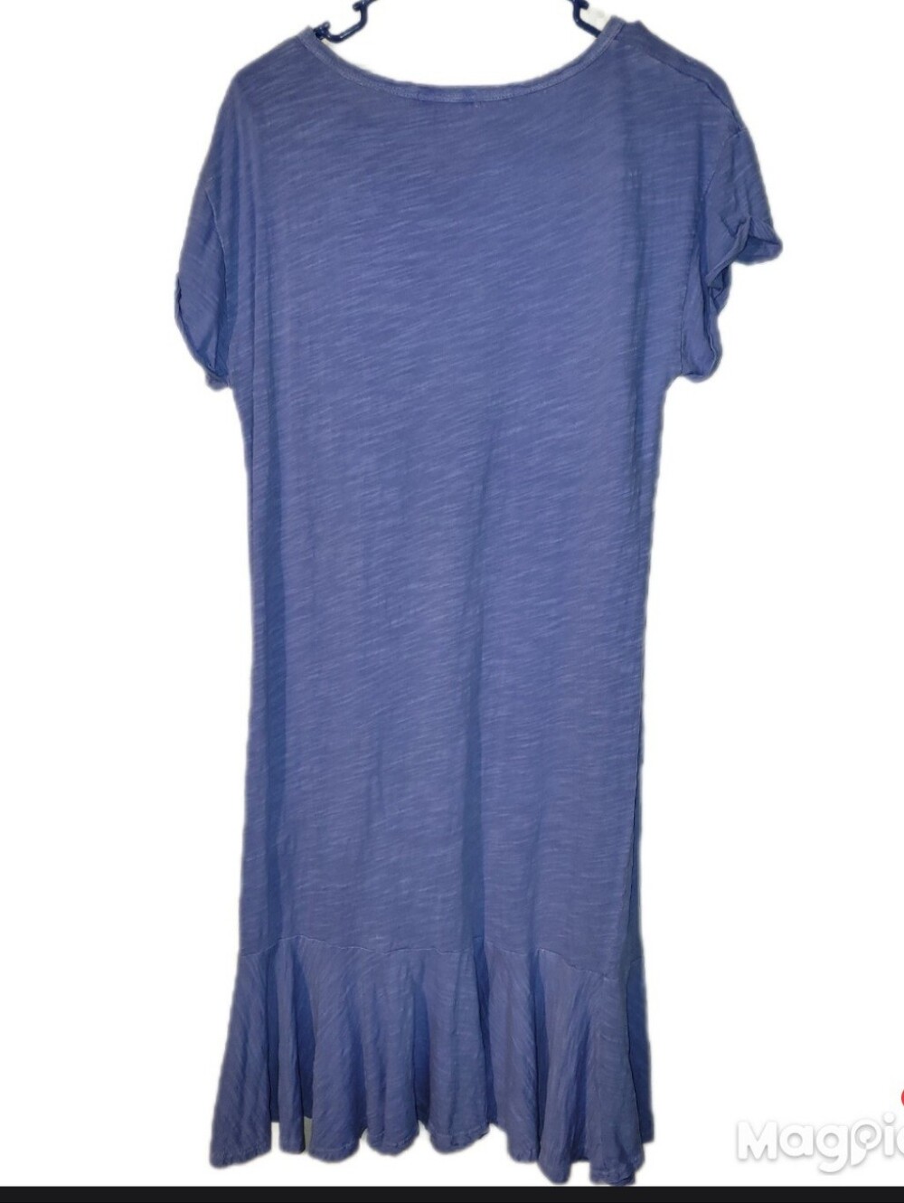 3 Fresh Produce Slub-Knit Cotton T-shirt Dress Scoop Neckline Cap Sleeve Med - Picture 14 of 14